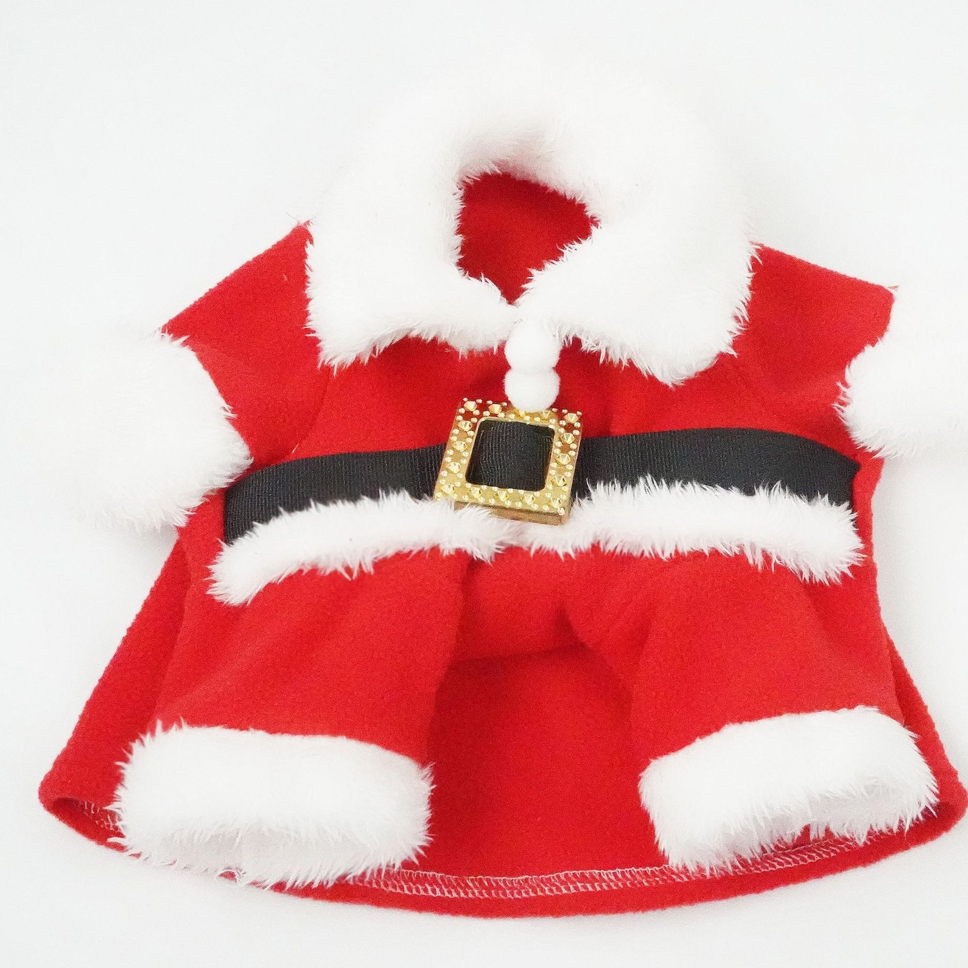 Invierno mascota estereoscópico extraño perro vestido de Navidad Santa Claus vestido festivo fábrica de ropa de mascota