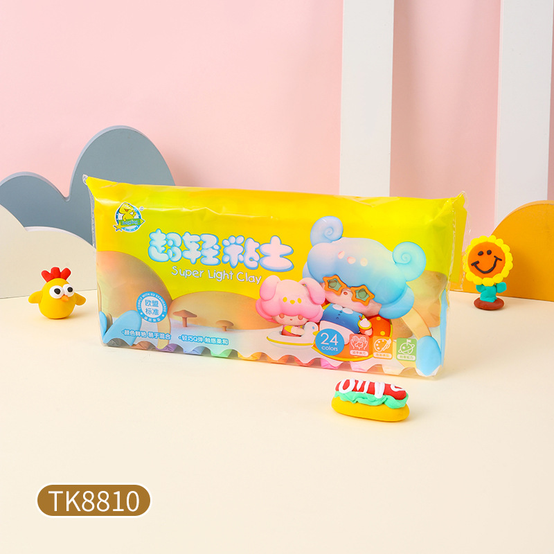 Arcilla ultraligera arcilla hecha a mano bricolaje arcilla color arcilla juguetes para niños plastilina color arcilla juego de herramientas arcilla al por mayor