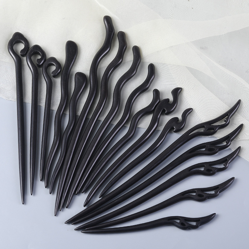 Purple Sandalwood Hairpin 15cm Short Hairpin Ancient Style Hairpin New Chinoiserie Hairpin Black Sandalwood Han Dynasty Hairpin Purple Sandalwood Hairpin 15cm Short Hairpin Ancient Style Hairpin New Chinoiserie Hairpin Black Sandalwood Han Dynasty Hairpin