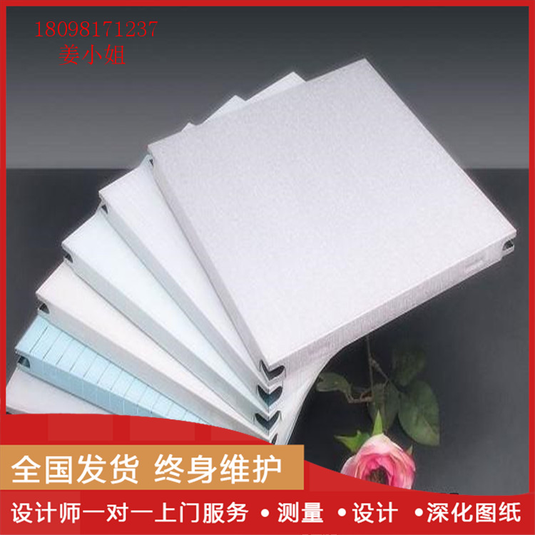 白色铝天花厂家 专业生产定制广东佛山晟铝装饰材料条扣批发