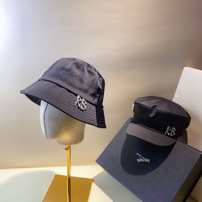 Pearl RB standard imported acetic acid imitation silk fisherman hat fashion autumn simple basin hat outdoor all-match navy hat tide Pearl RB standard imported acetic acid imitation silk fisherman hat fashion autumn simple basin hat outdoor all-match navy hat tide