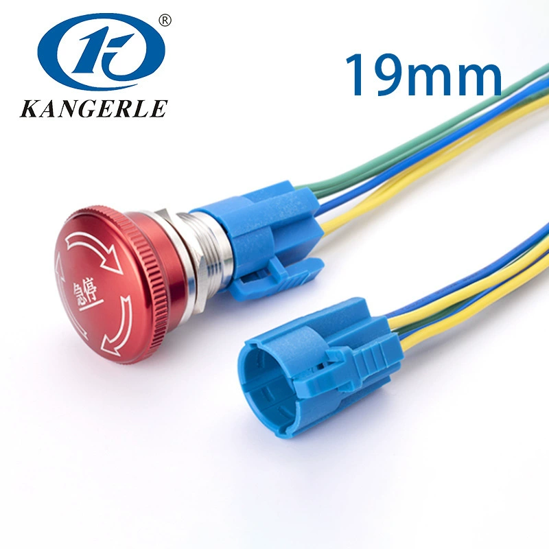 19MM аварийная остановка микропереключатель из нержавеющей стали водонепроницаемый переключатель грибной головки аварийная остановка лифта STOP металлический переключатель