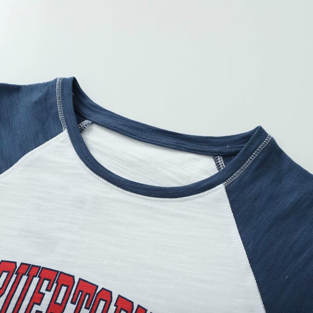 Campus Style Letter Graphic Print Short Sleeve Knit T-Shirt For Women - Soft Daily Basic Tee, Round Neck, Comfort Fit, White_ecoleips.com