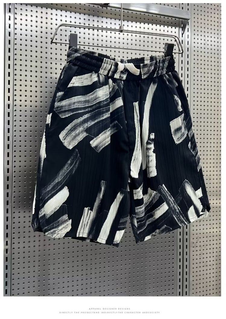 Herren Shorts Mit Print Sportlich Locker Für Den Sommer_voghion.com