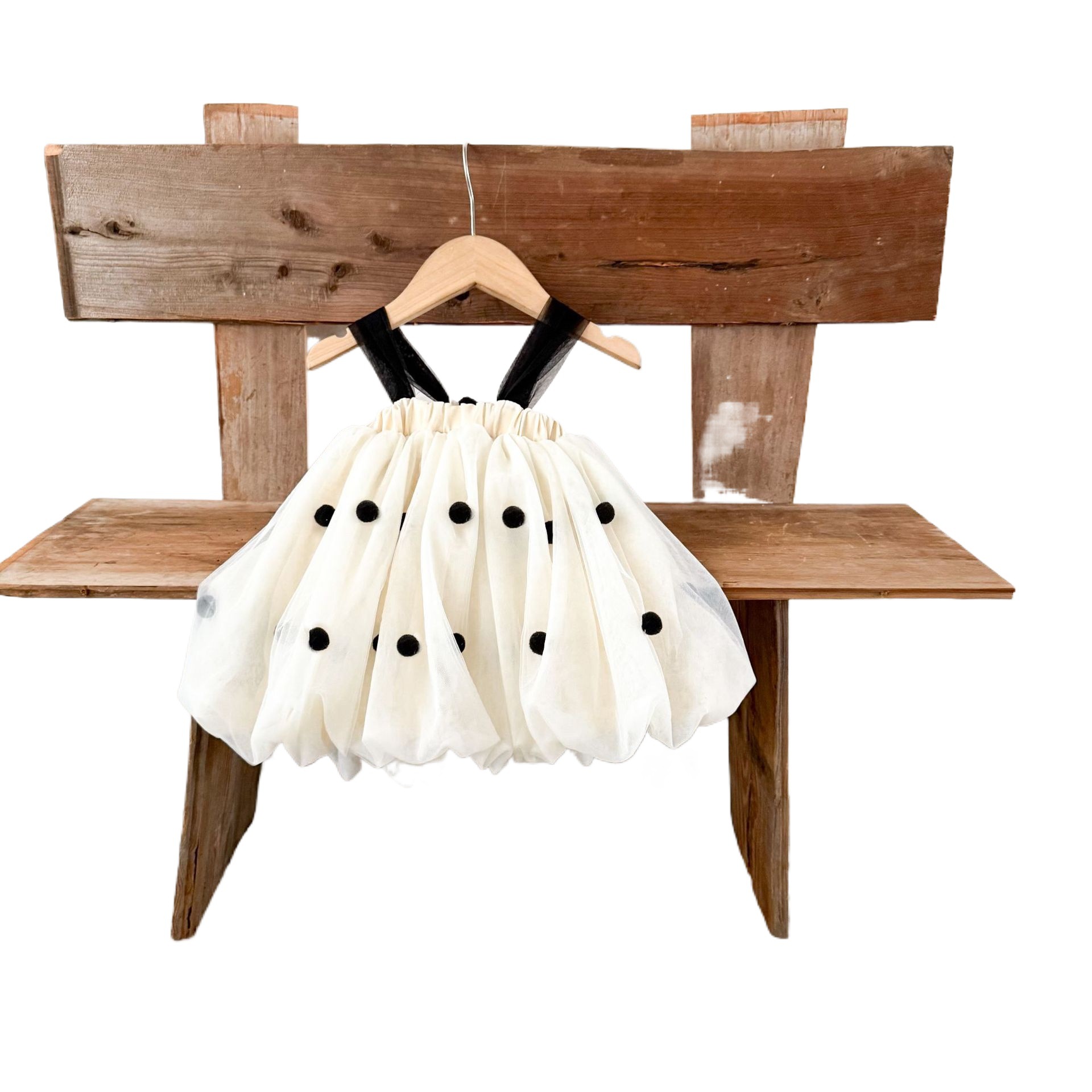 Ins versión coreana de las niñas de verano nuevo 2025 niñas de malla ondulado punto de lazo