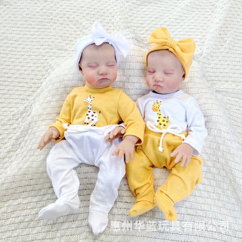 50CM 전신 접착제 LEVI REBIRTH 인형 눈 폐쇄 시뮬레이션  비닐 소녀 인형 혈관이 보입니다.