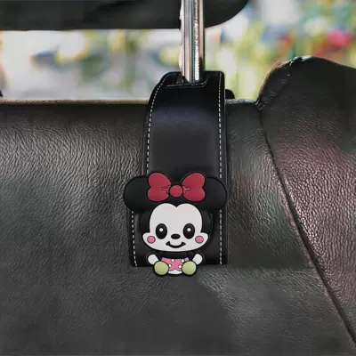 rear storage hook, cute Car hanging - black-hook-minnie