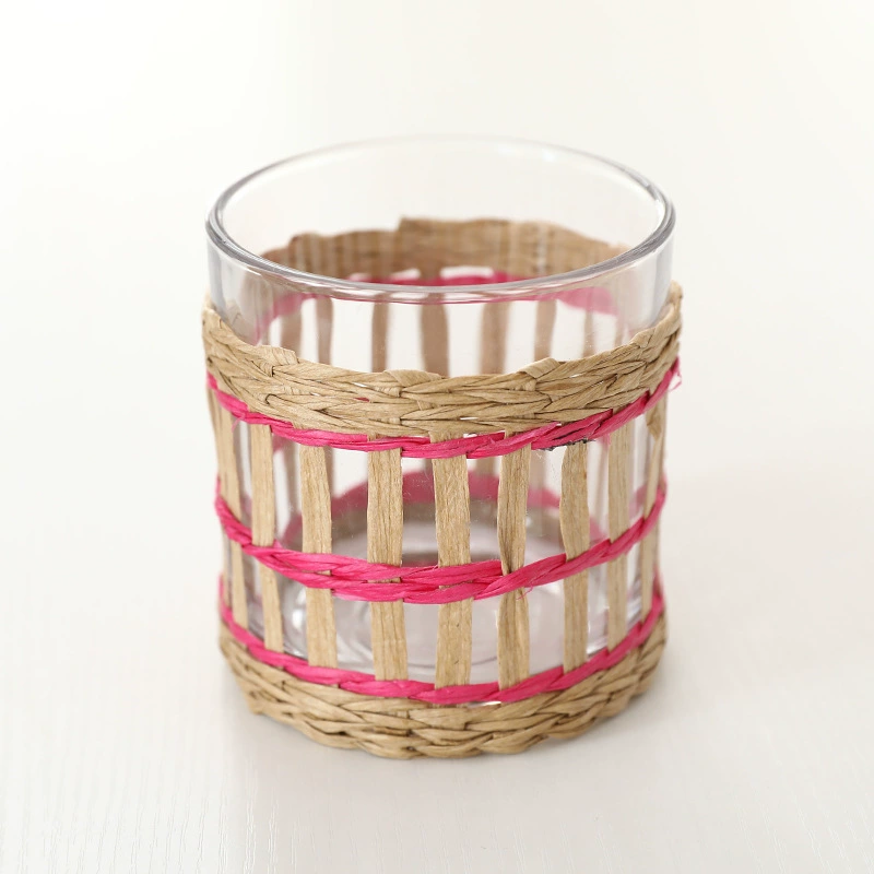 Плетенная креативная свеча ручной работы, стеклянная ароматерапия, система хранения