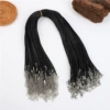 1.0mm black 45+5cm extension chain