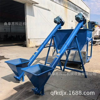 159mm管径3米长塑料颗粒螺旋提升机XWZF氧化钙粉铁粉上料机