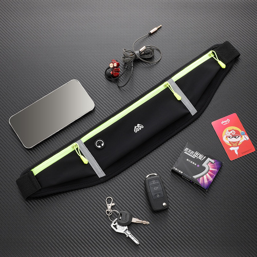 Oudu sports waist bag, running mobile phone bag, men's and women's outdoor equipment waterproof invisible new mini belt bag