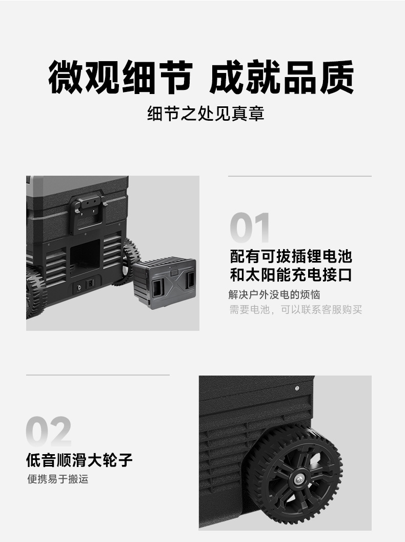 Ice Tiger Compressor Car Refrigerator Car Home Dual-use Refrigeration 12v24v Portable TW75 Dormitory Mini Refrigerator