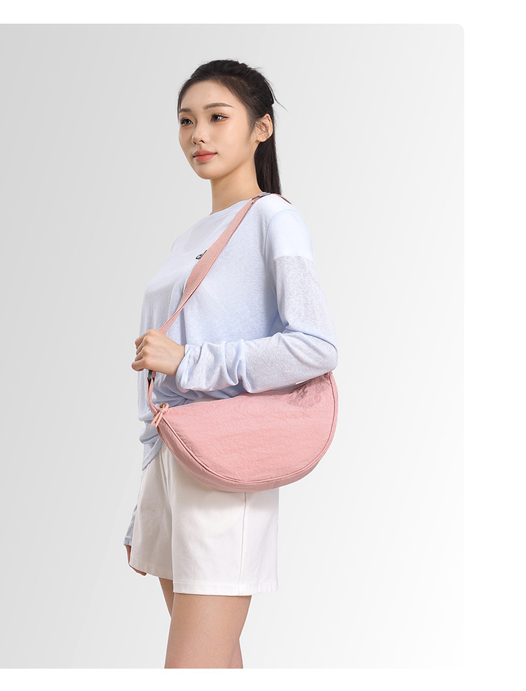 Bestseller: Gewaschener Stoff, knitterfrei, schlicht, stylisch, leicht, verstellbarer Schultergurt, vielseitig, lässig_voghion.com