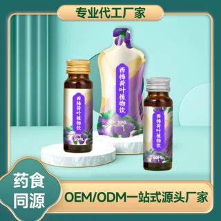 西梅荷叶植物饮定制加工液态本草饮定制OEM夏季发酵饮品源头工厂