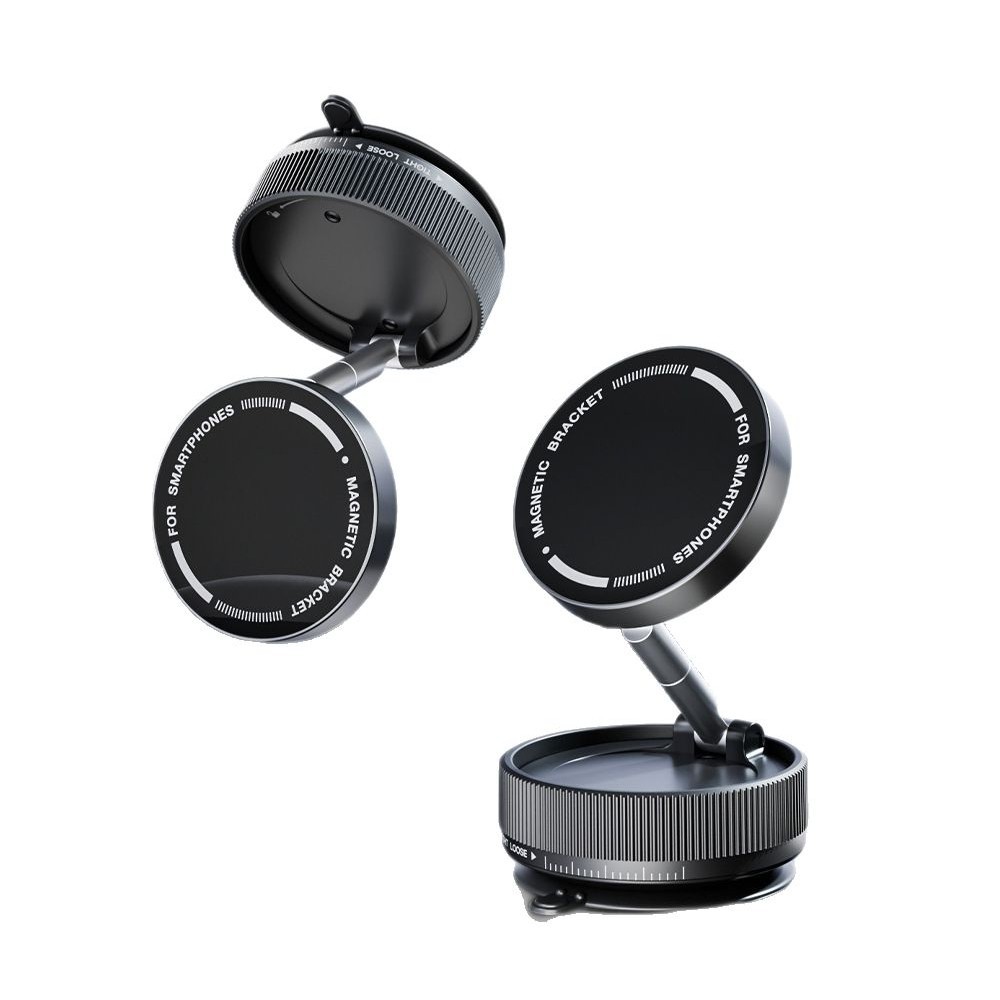 Nuevo soporte de teléfono móvil magnético de ventosa para automóvil transfronterizo, soporte de navegación telescópico multifuncional universal para automóvil