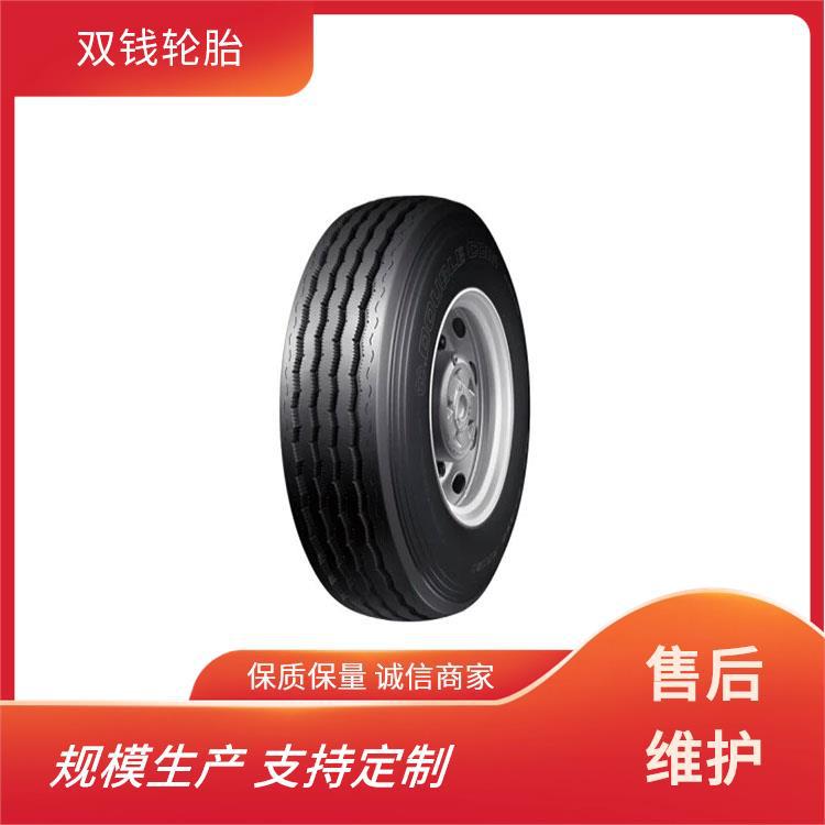 双钱11R22.5 RR150花纹轮胎肩部细沟设计抵抗不规则磨损