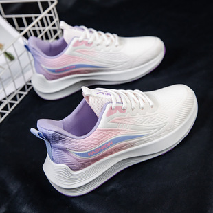 Spring 2025 New sneaker Women's Comfortable Soft Sole Not Tired Running Shoes Non-slip Wear-resistant Shoes Women's All-match