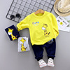 Autumn thermal underwear for boys girl's, clothing, set for early age, Korean style, 2023 collection, 0-3 years, children's clothing