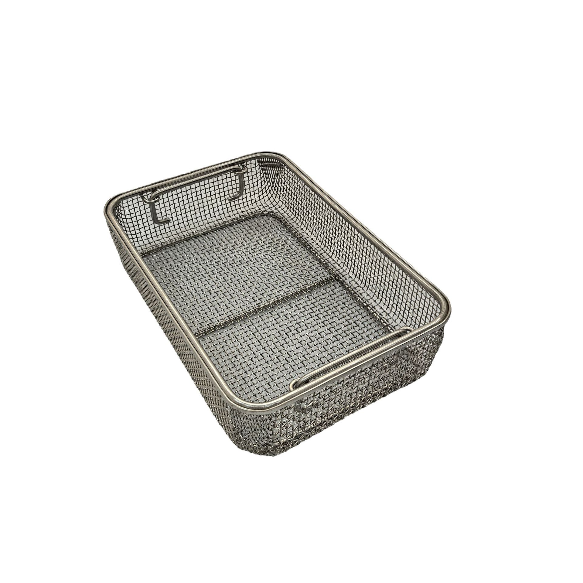 苏州加工圆形带加强筋蔬菜水果网筐304耐腐蚀折弯不锈钢网框