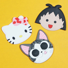 可爱卡通PVC软胶贴片 手机气囊支架公仔配件 手机壳冰箱贴材料贴