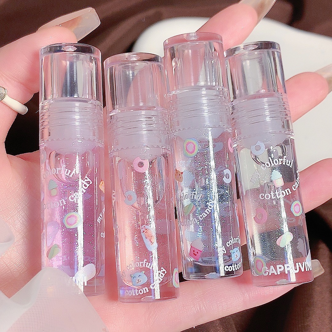 Cute Cartoon Glass Lip Gloss display picture 2