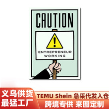 亚马逊热销时间就是金钱客厅家居无框画三联帆布画艺术高清画芯