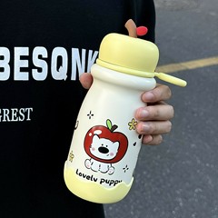 儿童超萌校园大容量可爱简约保温杯2025新款便携式高颜值女生水杯