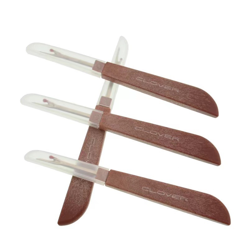 Wooden handle seam ripper cross stitch diy sewing accessories household thread picker large blade sharp seam ripper wholesale