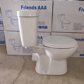 分体式马桶工厂出口后排水墙排水坐便器180mm卫生间坐厕外贸卫浴