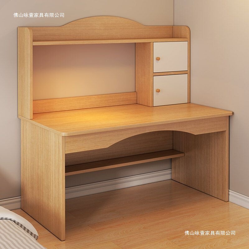 Modern Simple Desk Shelf Bookcase Integrated Bedroom Study Student Study Desk Rental House Fashion Computer Desk