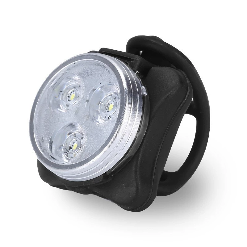 LED bike light set, front & rear USB rechargeable, COB/LED, 650 mAh, red+white
