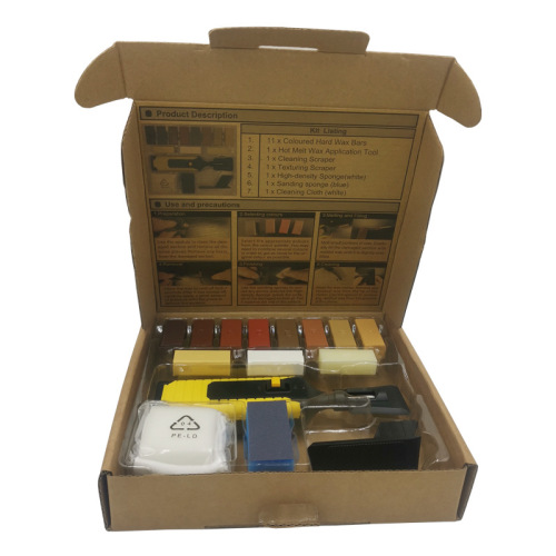 Cross-border wood floor repair kit wood furniture repair tools floor wax filling beautification tools
