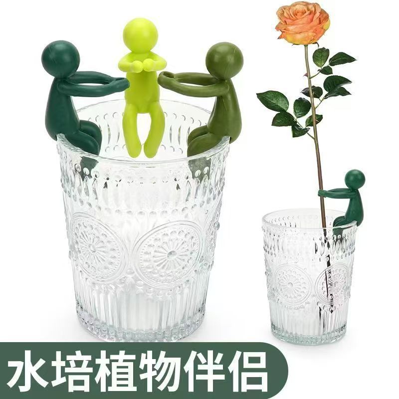 在庫あり、数秒で発送、小人植物水耕栽培サポート、転倒防止装飾植物固定具、水耕植物コンパニオンオーナメント|undefined