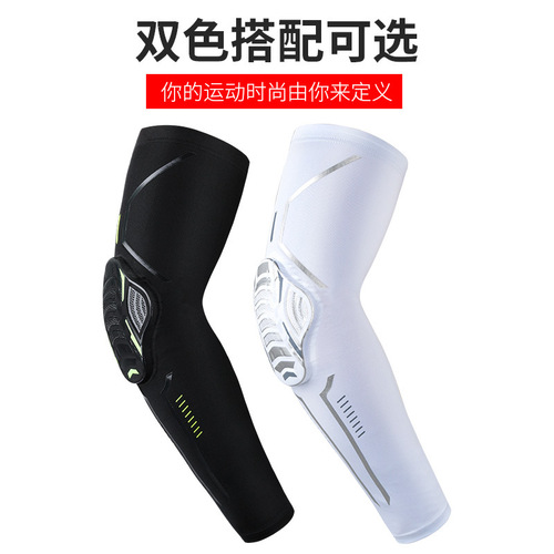 Cross-border sports arm sleeves snake scale honeycomb anti-collision pressurized elbow joint outdoor basketball football cycling handguards