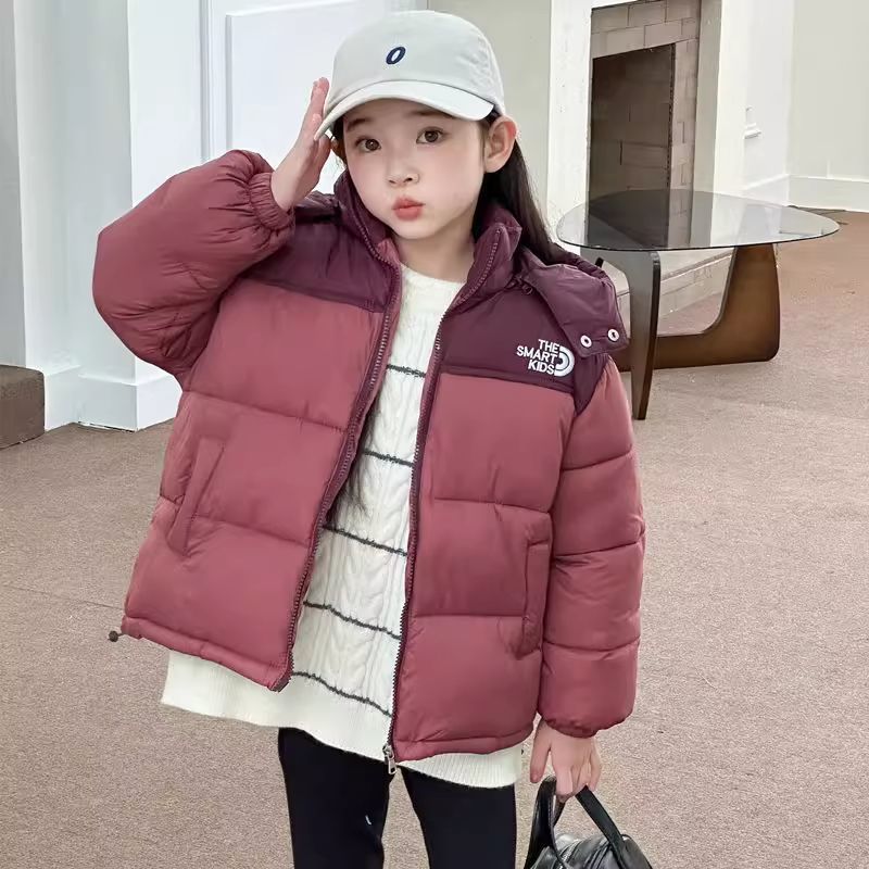 Algodón para niños grueso invierno nuevo chaqueta de algodón caliente chaqueta de invierno de niñas chaqueta de algodón
