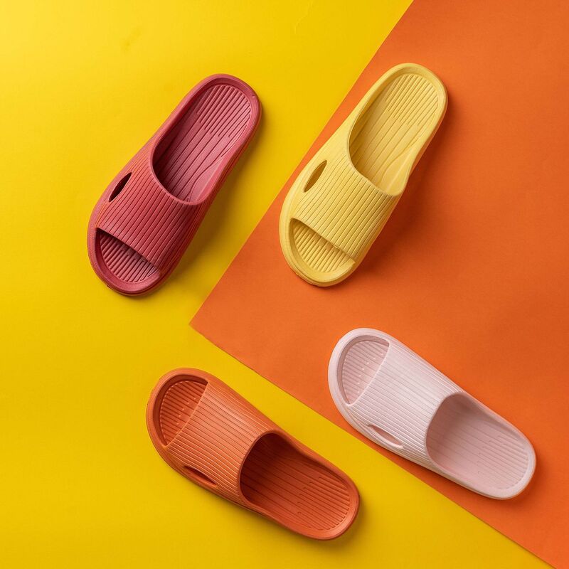 Couple Home Sandals, Men's Bathroom Slippers, Women's Summer Indoor Non-Slip Home Bathing Special Price, No Smelly Feet, Mute