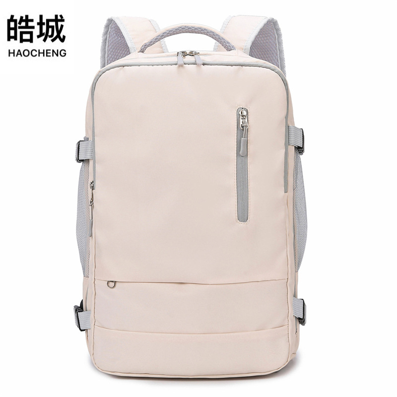 Mochila transfronteriza nueva para mujer, gran capacidad, separación en seco y húmedo, múltiples compartimentos, viajes de negocios al aire libre, momia, mochilero