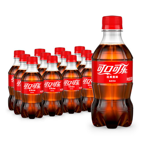 Coca-Cola 300ml*12 bottles full box Sprite Fanta fruit orange mini bottles wholesale Internet celebrity soda drinks