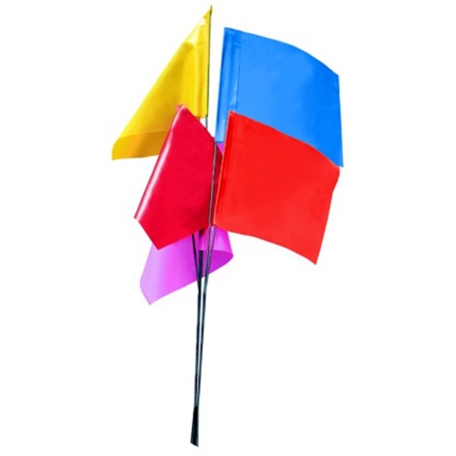 PVC 警示旗 STAKE FLAGS 方形警示旗 手摇警示旗