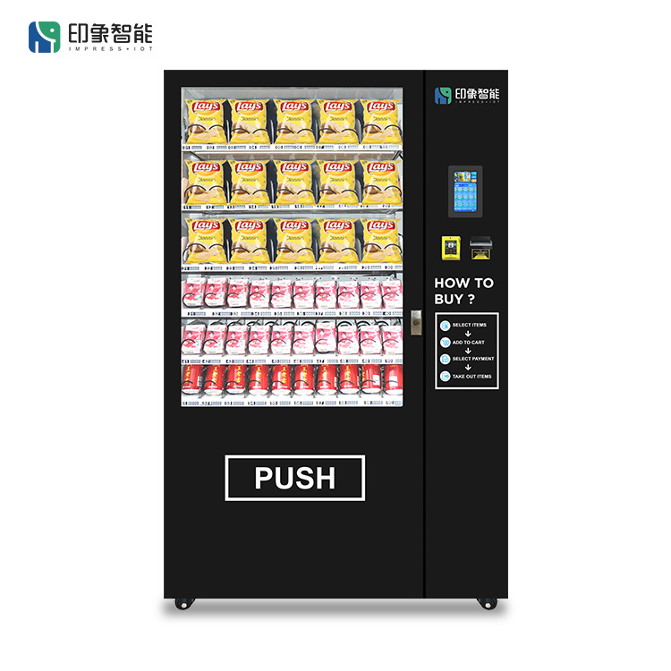 Fabricante directo 24 horas máquina expendedora no tripulada de cabecera de rejilla para apoyar la exportación de comercio exterior