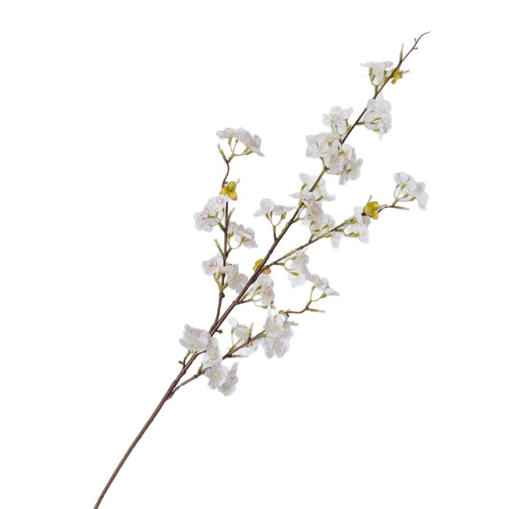 Decoración de interiores flores de cerezo flores de seda sala de estar muebles para el hogar mesa de comedor flores florales ramas de flores falsas flores de durazno flores artificiales