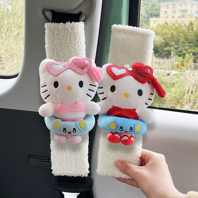Funda Protectora para Cinturón de Coche de Felpa para Cinturón de Seguridad