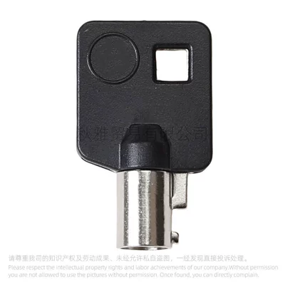 Suitable for Motorcycle Harley Fat Boy Big Glide Road King Spring Head Weiyake Road De Dena Xl883 Key Embryo (Motorcycle Key) - black