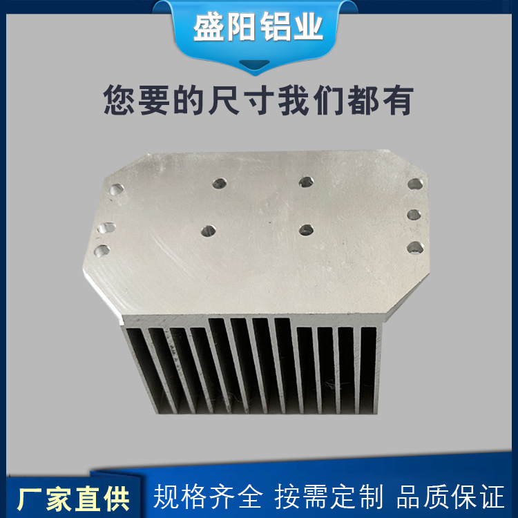 厂家直供铝合金高密度轻便大功率电子散热器铝型材插片电源散热片