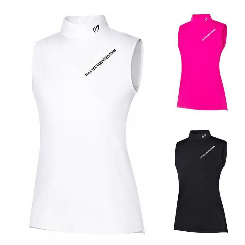 25 New Golf Clothing Summer Women's Sleeveless Slim Fit Breathable Quick-Dry Sports Versatile Outdoor Thin Style