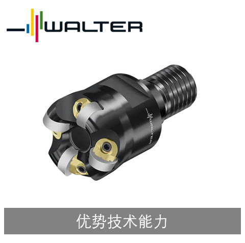 瓦尔特刀片式铣刀，M2472 带圆刀片的仿形铣刀 陶瓷刀片