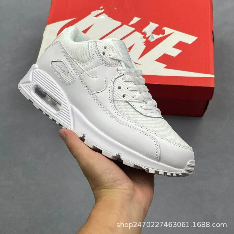 Cross-Border Putian Shoes Max90 Air-Cushioned Shoes Retro Casual Breathable Mesh Sports Shoes for Men and Women Wear-Resistant Running Shoes Cross-Border Putian Shoes Max90 Air-Cushioned Shoes Retro Casual Breathable Mesh Sports Shoes for Men and Women Wear-Resistant Running Shoes