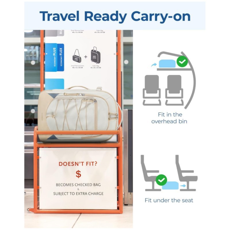Amazon nuevo bolso portátil multifuncional 17 pulgadas bolso de viaje portátil impermeable mochila interior