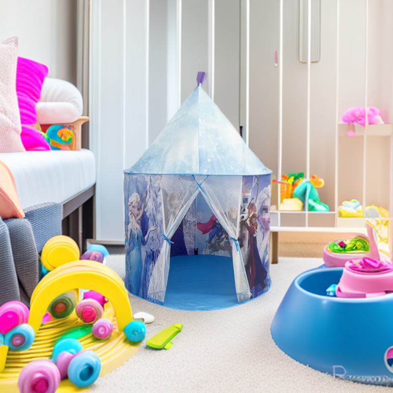 Tienda de castillo infantil interior desmontable portátil juguetes al aire libre para niños y niñas casa de juegos doméstica