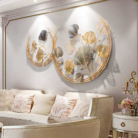 跨境专供墙面壁饰挂件沙发背景墙挂艺术装饰客厅卧室创意金属壁饰